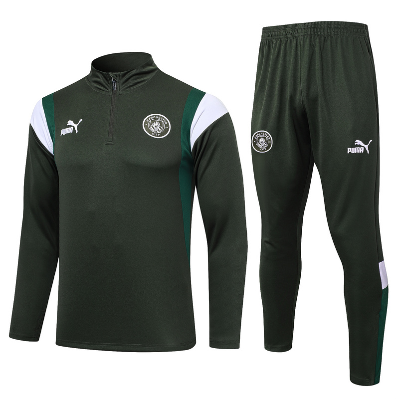 AAA Quality Manchester City 23/24 Tracksuit - Dark Green